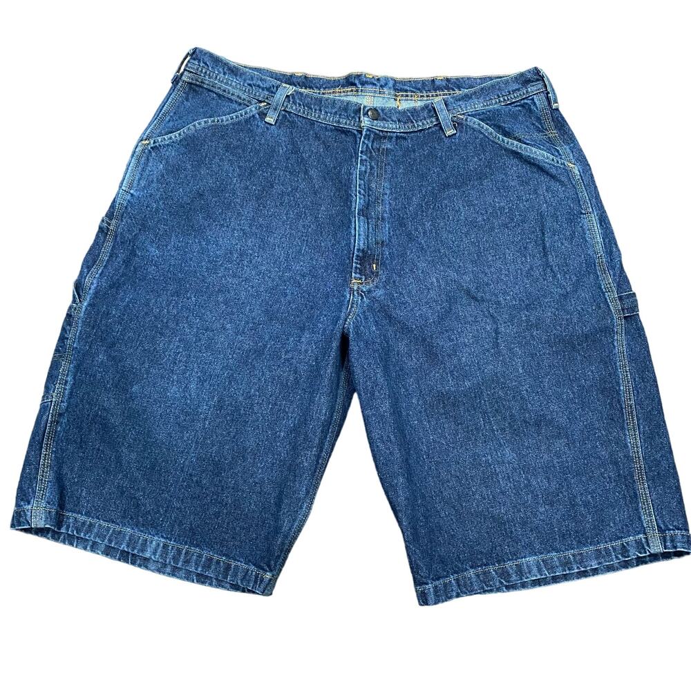 Vintage Polo Ralph Lauren Jeans Co Strap Back Carpenter Shorts Jorts Size 40